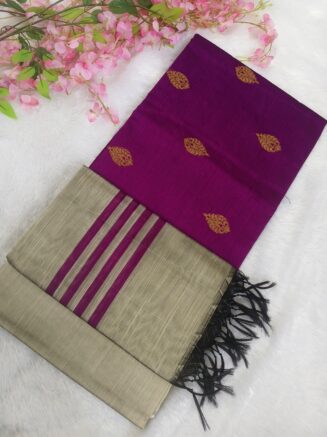 Premium Rawsilk Big Zari Butta Chudidhar Set | Mejantha