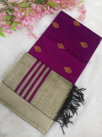 Premium Rawsilk Big Zari Butta Chudidhar Set | Mejantha