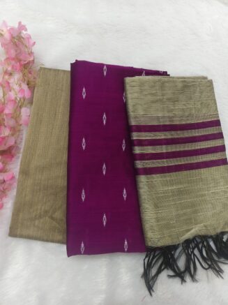 Premium Rawsilk Jacquard Chudidhar Set | Mejantha