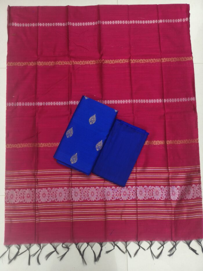 Rayalblue & ranipink contrast